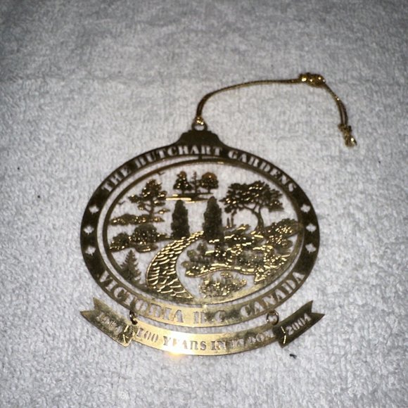 Laser Cut Metal 3.5" The Butchart Gardens~ Victoria B.C. Canada Ornament 3-D - Picture 2 of 6